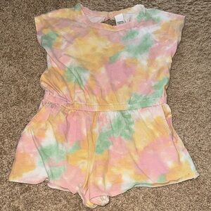 Harper Canyon Pastel Tie-Dye Romper